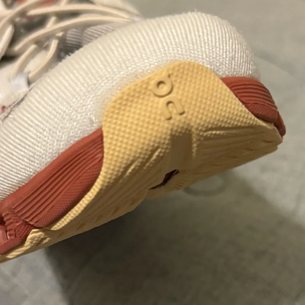 On Cloud X 3 Running Shoe Auburn/Ice Mesh White Women9.5 Men 8 ✨EUC! Trending - Picture 8 of 12